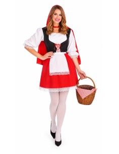 Fantasia Capuchinho Vermelho Tamanho M | Fantasias para Adultos O Rei do Carnaval